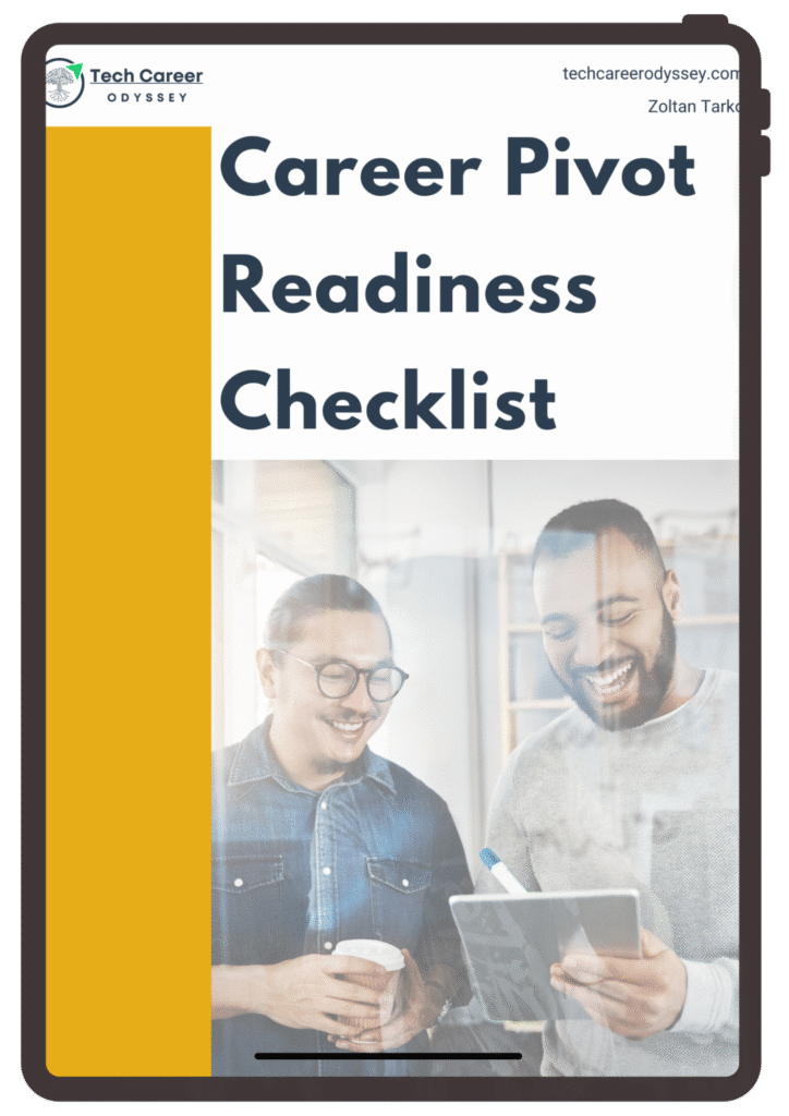 Career Pivot Readiness Checklist – free downloadable tool for tech professionals