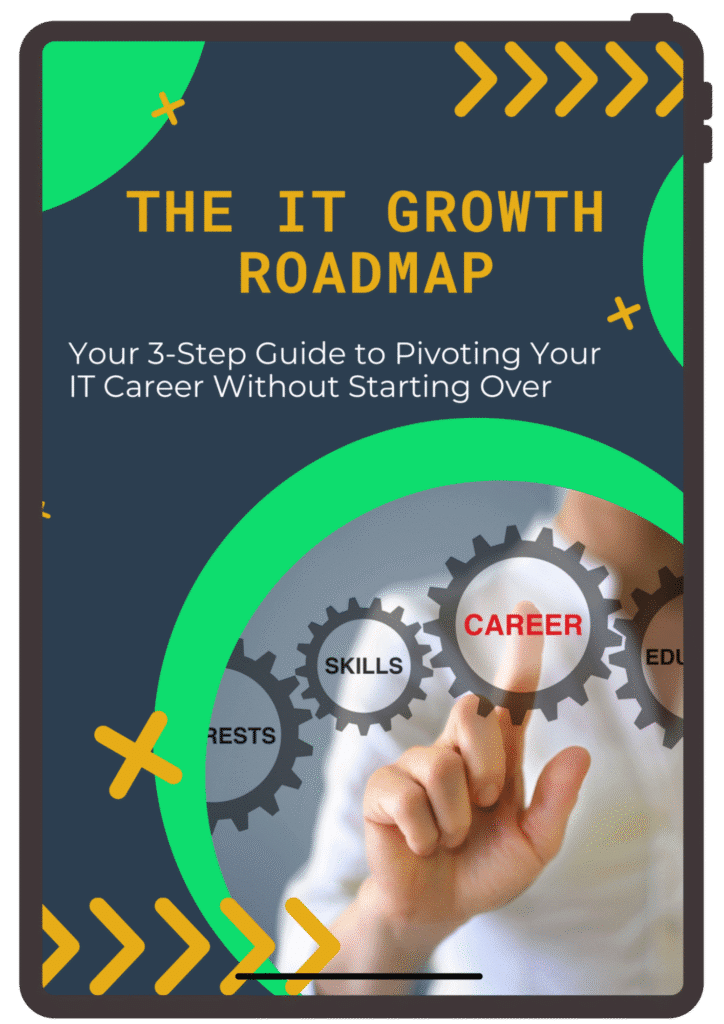 IT Growth Roadmap – free tech career development guide cover